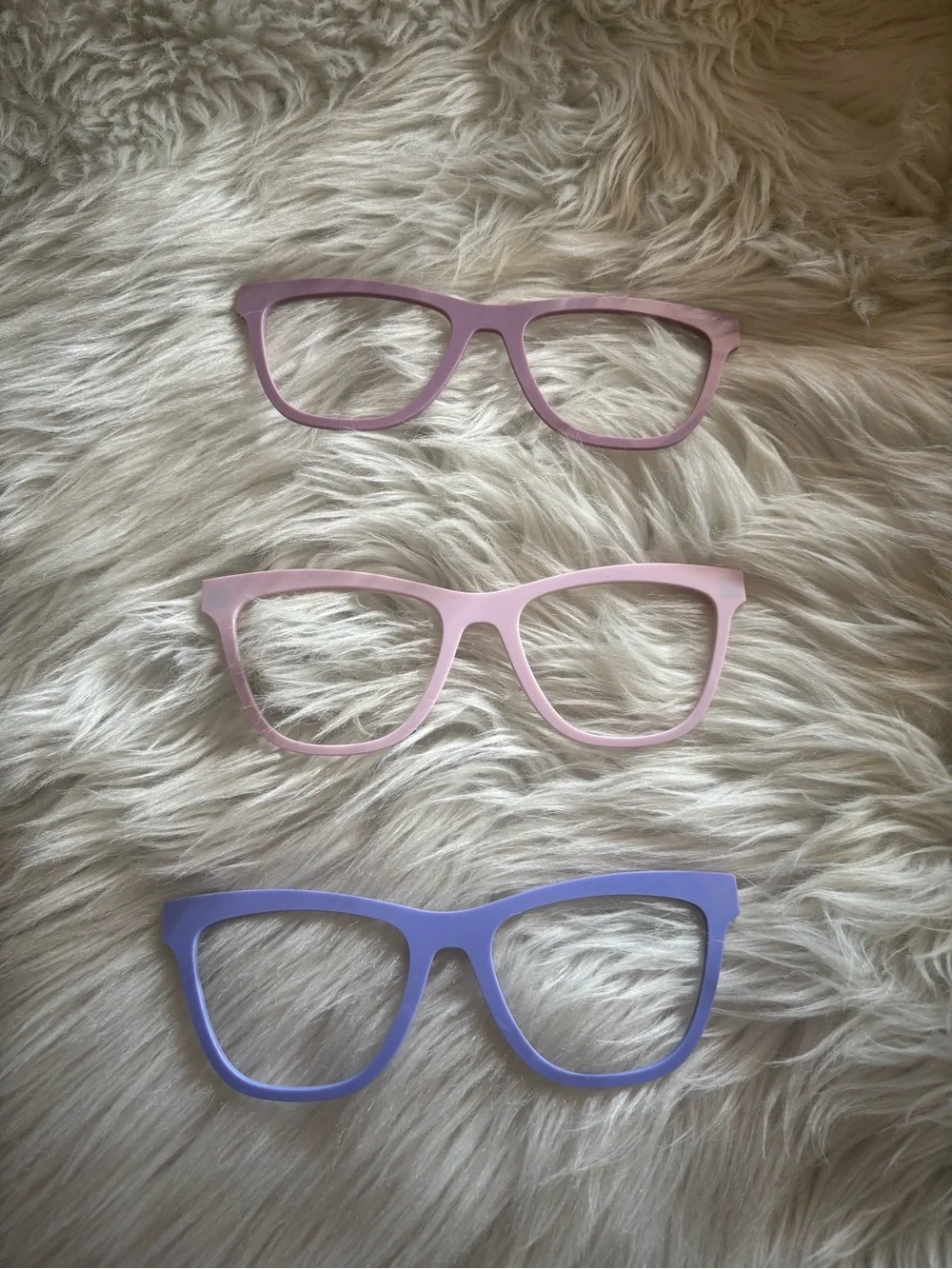 Stylish Matte Pastel Women’s Eyeglass Frames - Pink, Lilac, Lavender